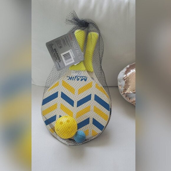 💃Beach Playground Majik 2 PlayerPaddle Ball Set Indoor or Outdoor Fun 2pc Set🌴 - Picture 3 of 7